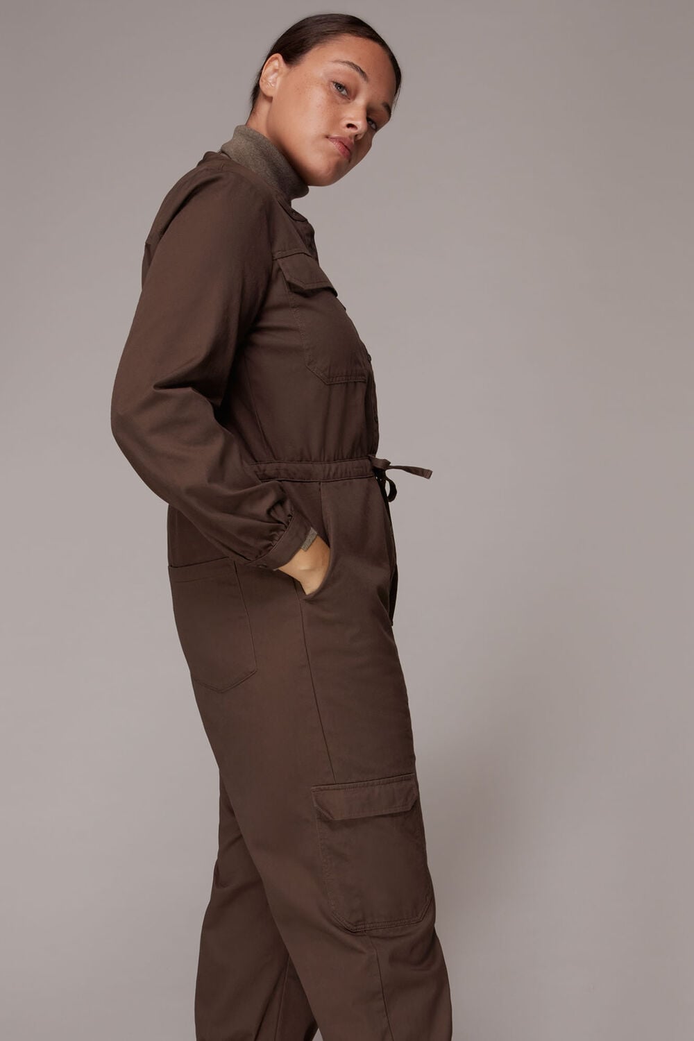 Sadie Utility Tie Jumpsuit