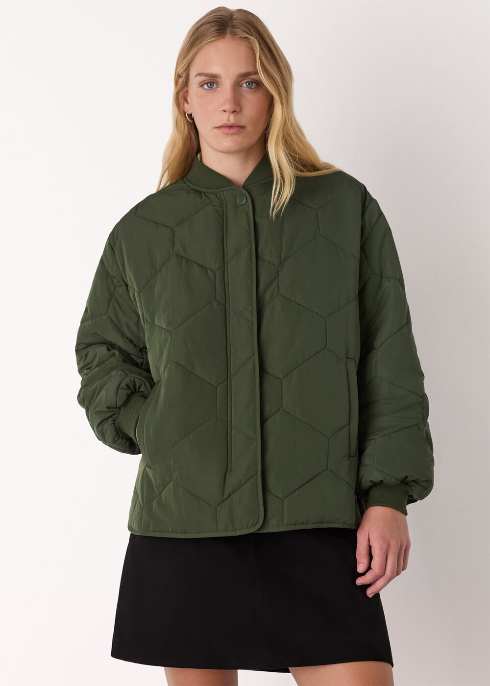 Ida Short Quilted Coat