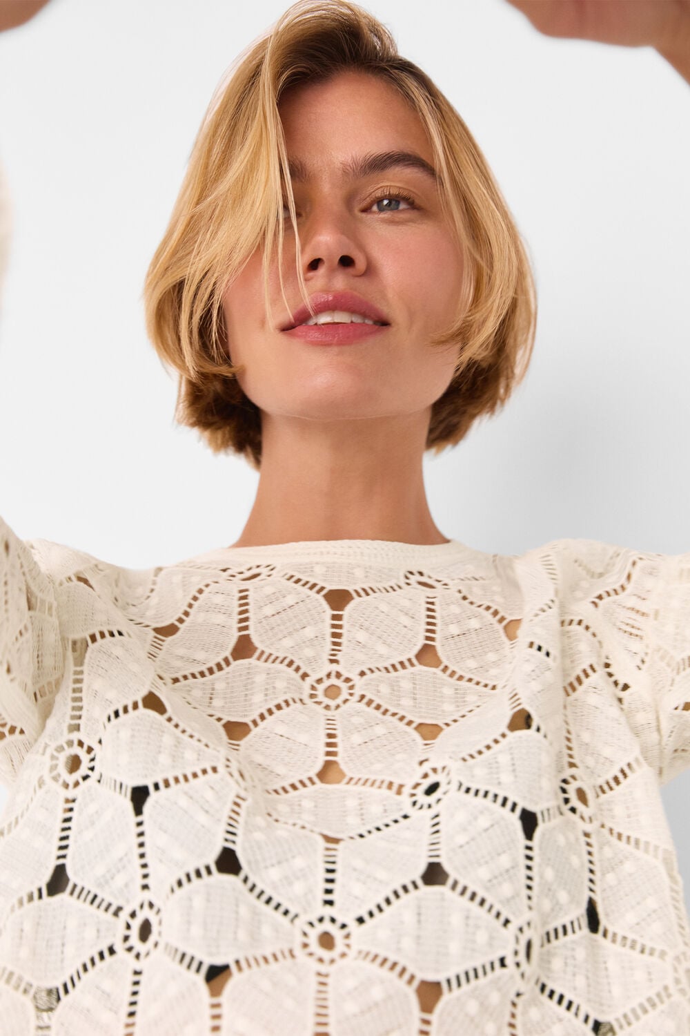 Crochet Long Sleeve Knit