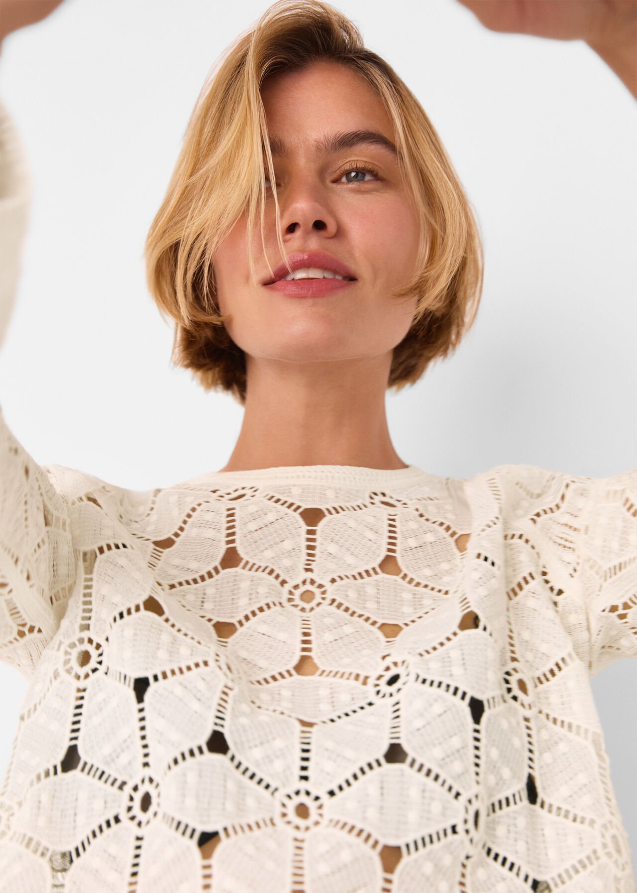 Crochet Long Sleeve Knit