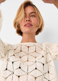 Crochet Long Sleeve Knit