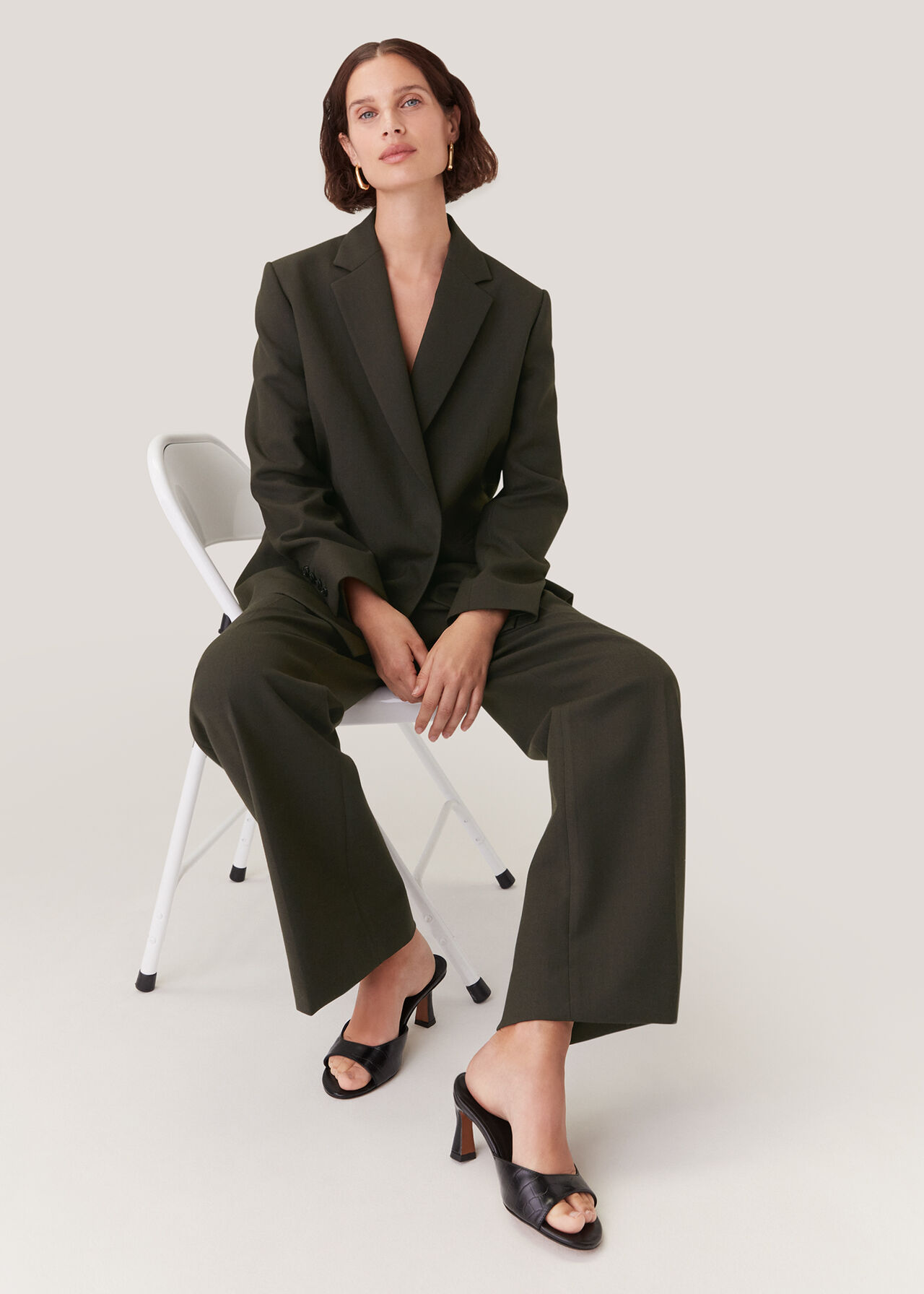 Natalie Wool Blend Trouser