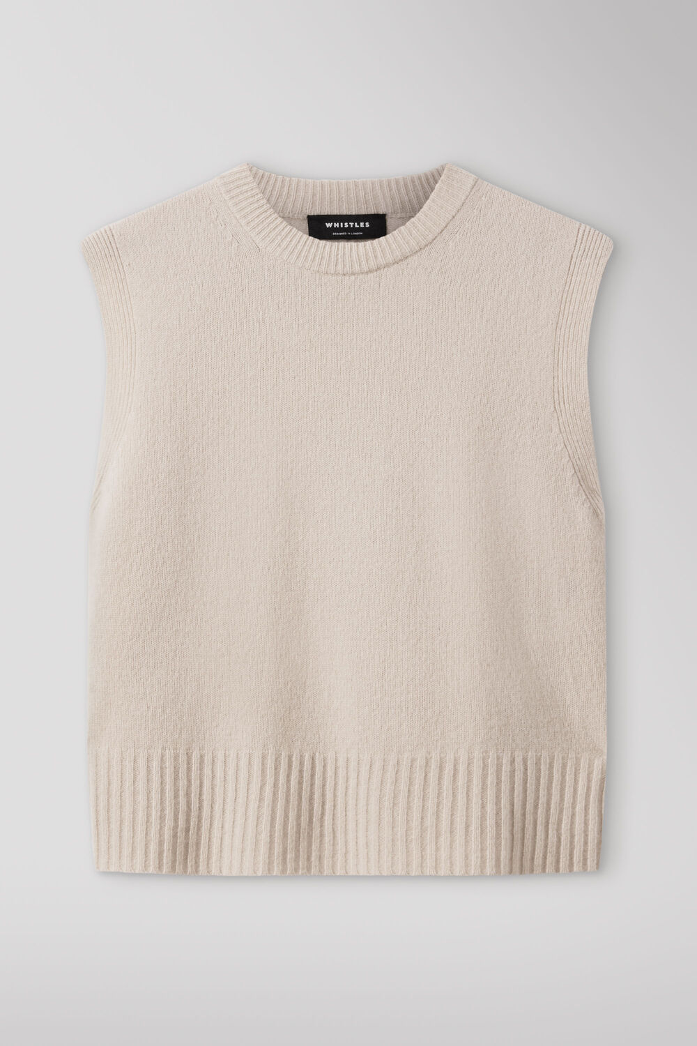 Ivory Wool Sleeveless Tank