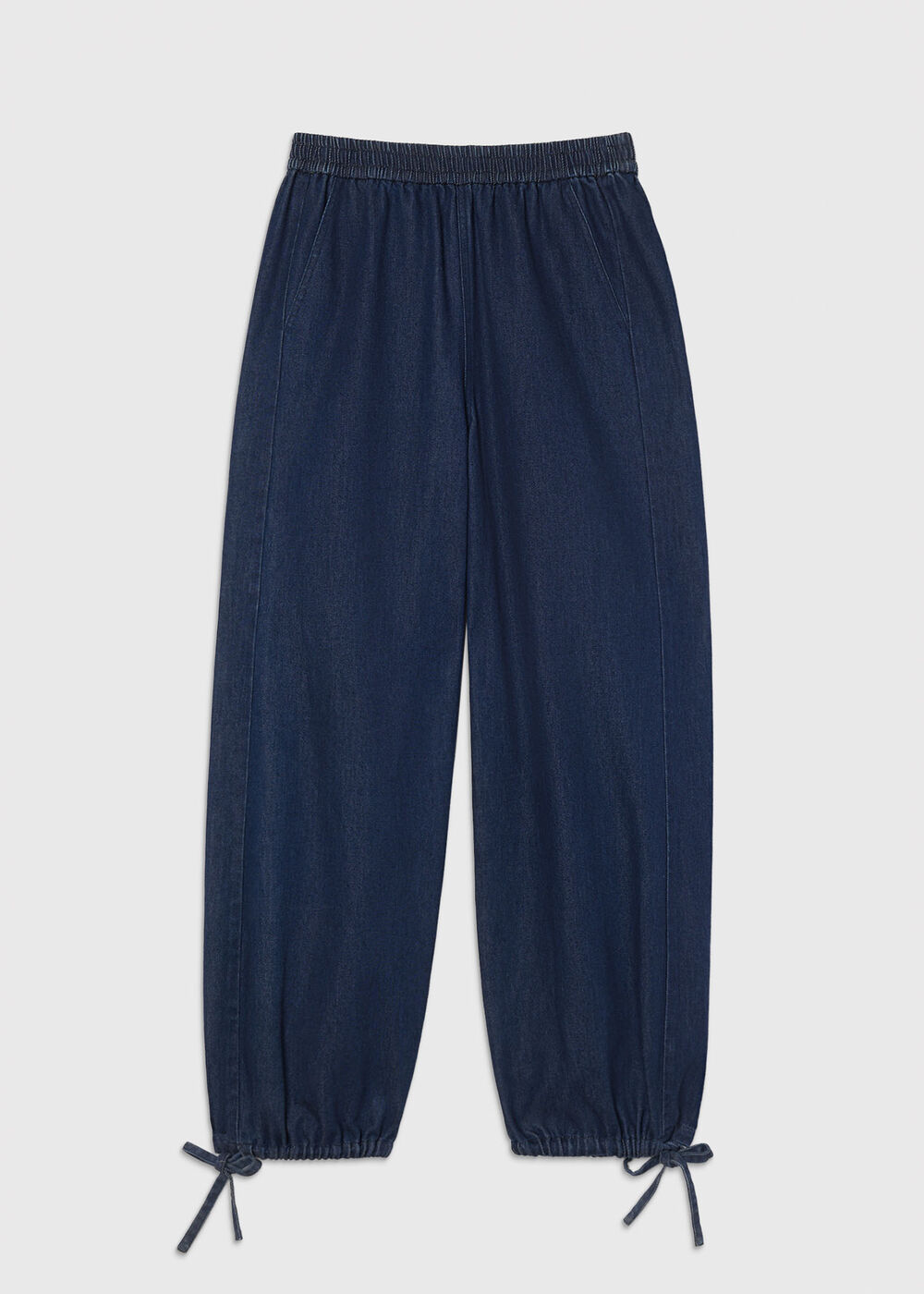 Tie Hem Balloon Trouser