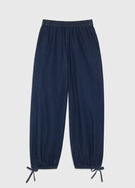 Tie Hem Balloon Trouser