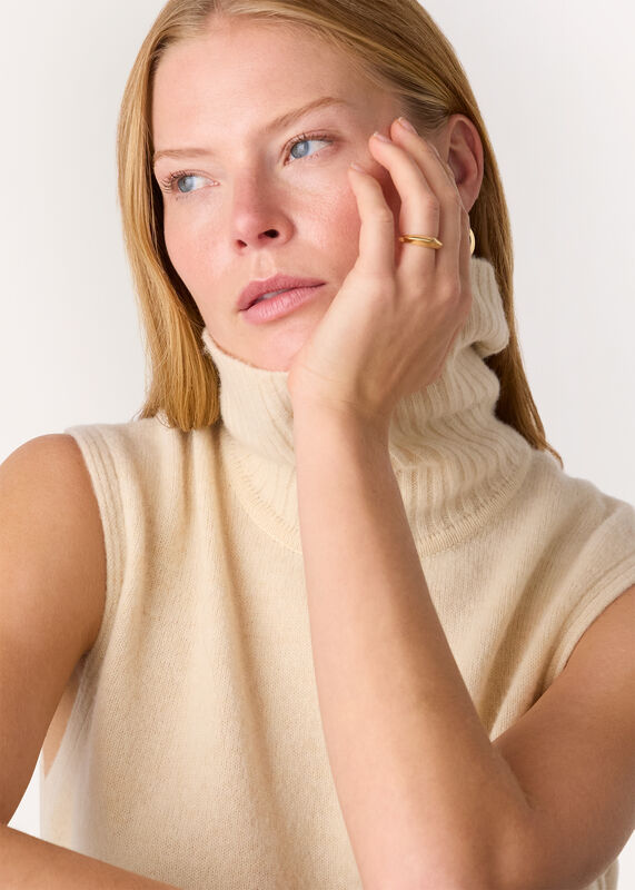 Gold Edge Detail Ring