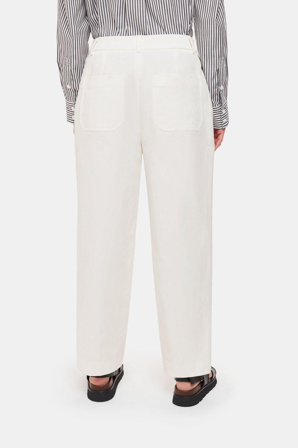 Petite Bethany Barrel Leg Trouser