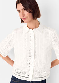 Broderie Cotton Shirt