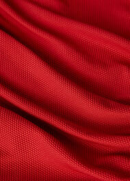 Textured Side Ruched Swimsuit