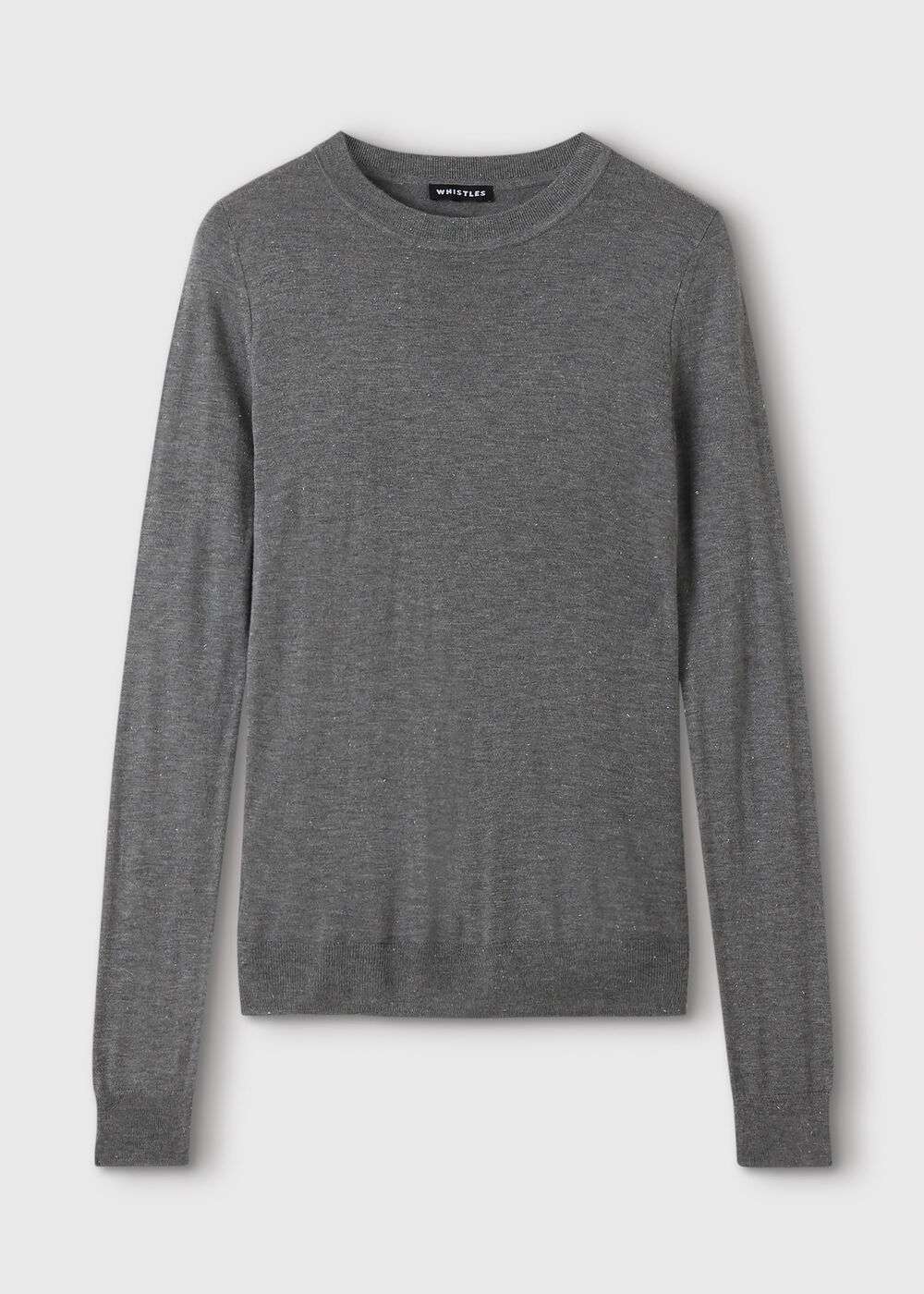 Grey Annie Sparkle Crew Neck