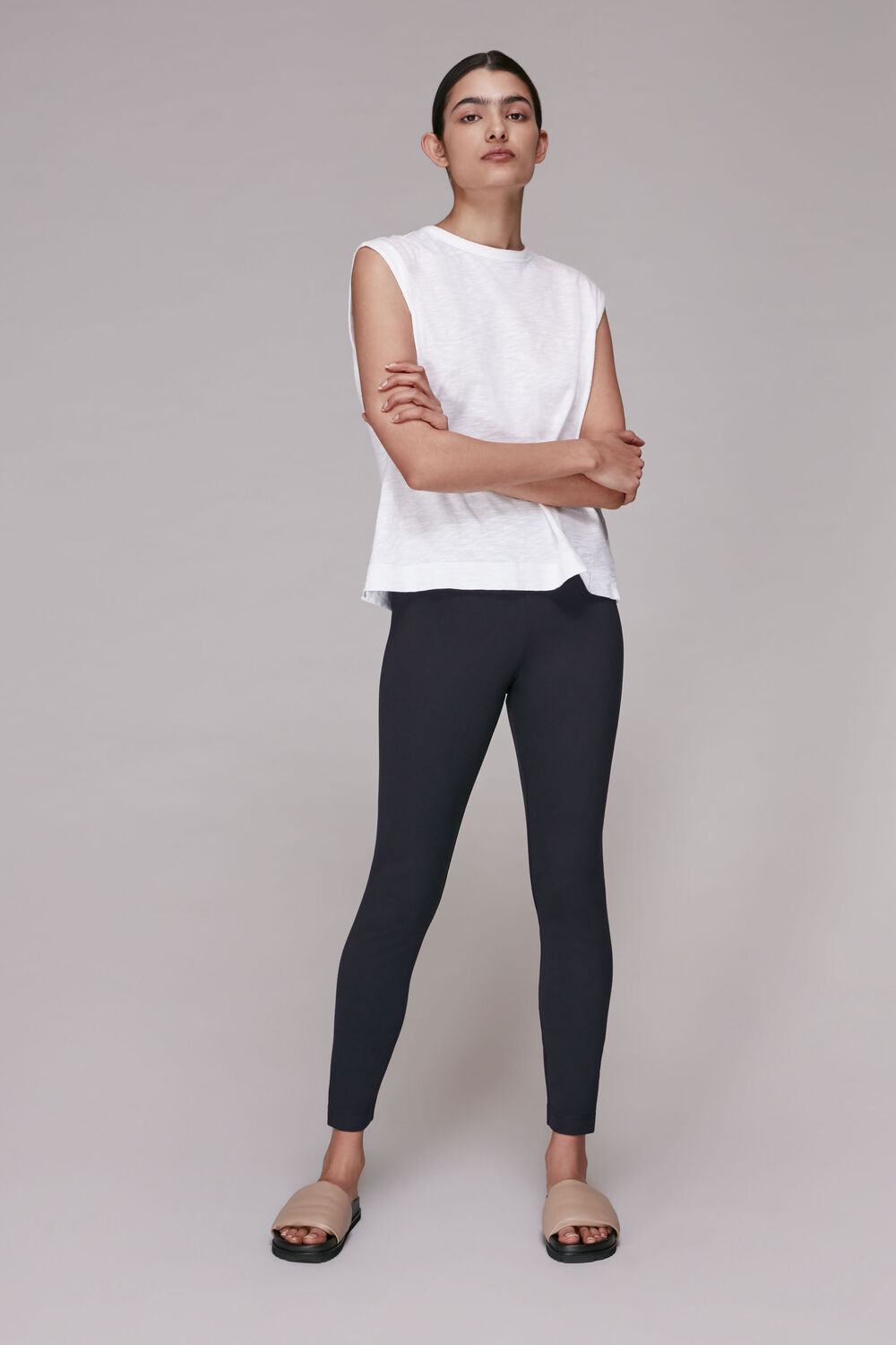 Classic Slim Ponte Trouser
