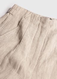 Linen Barrel Leg Trouser