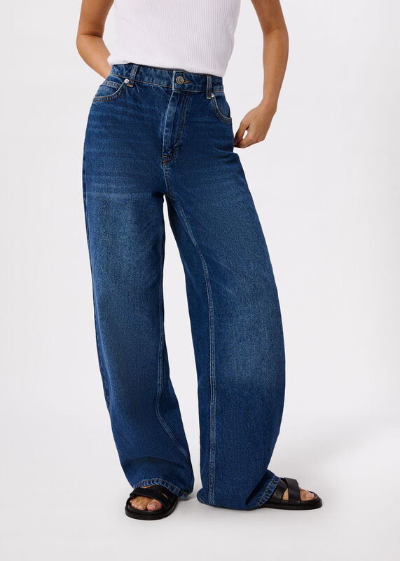 Denim Petite Straight Full Length Jean