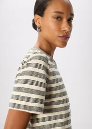 Stripe Linen T-Shirt