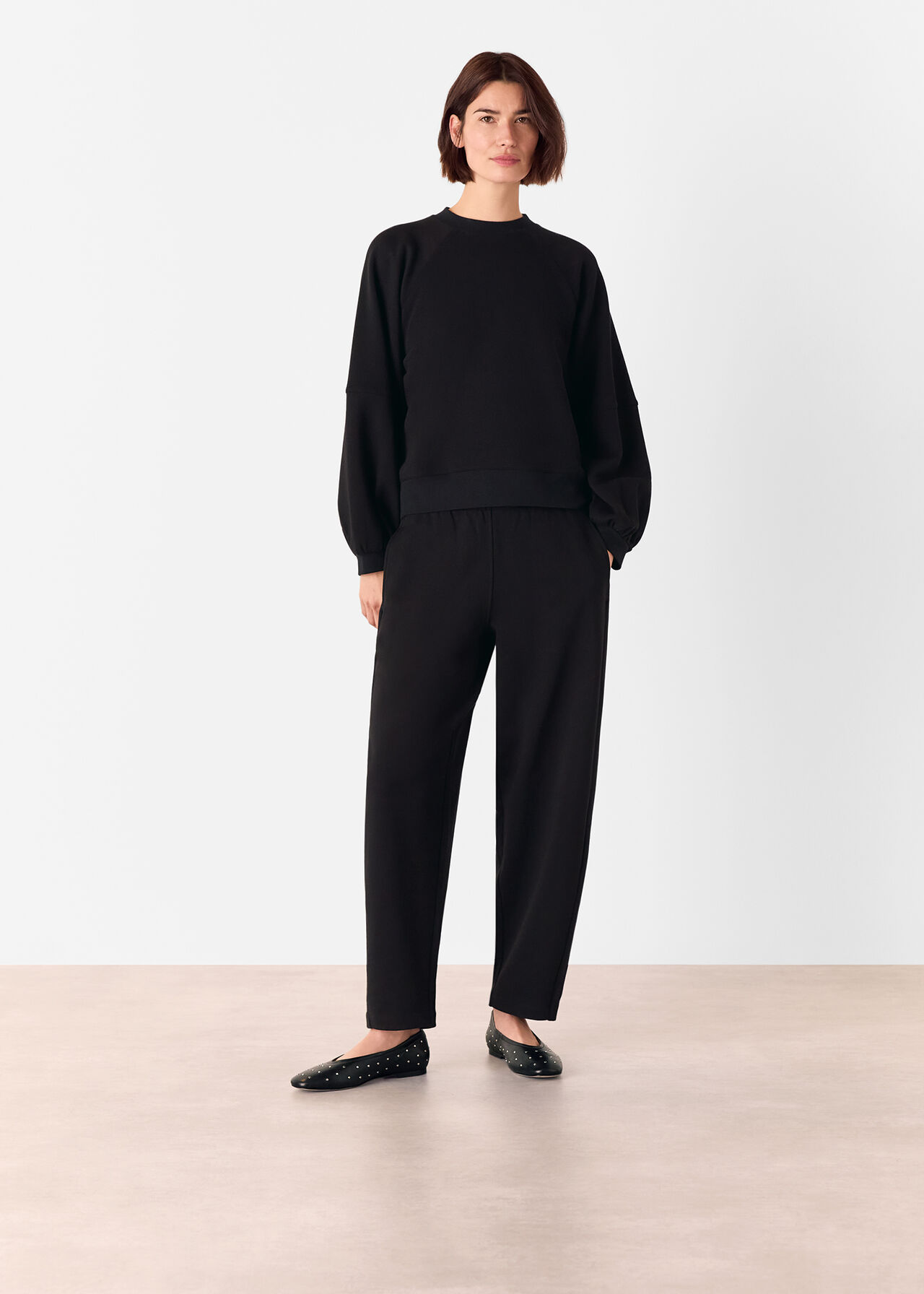 Barrel Leg Jersey Jogger