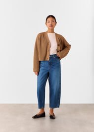 Petite Authentic Barrel Leg Jean