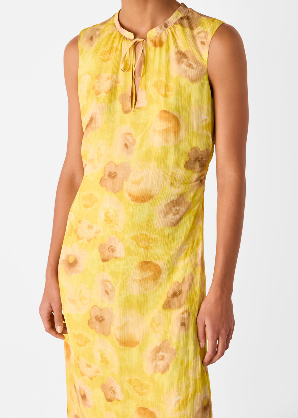 Sunshine Floral Textured Dress