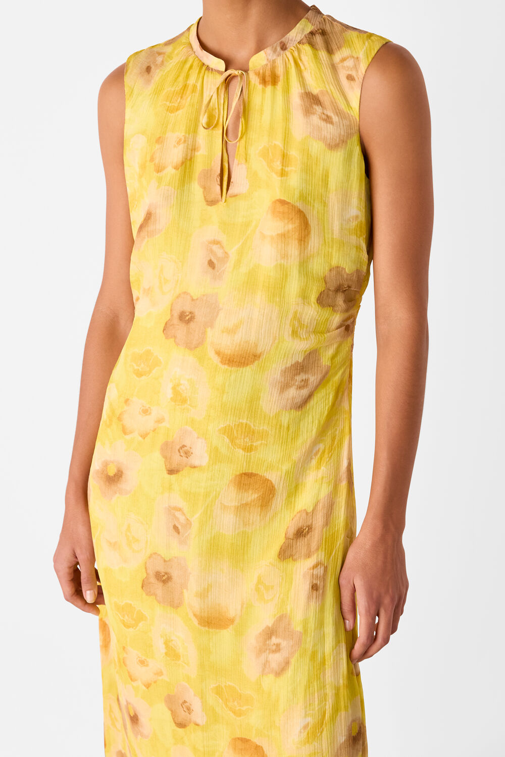 Sunshine Floral Textured Dress