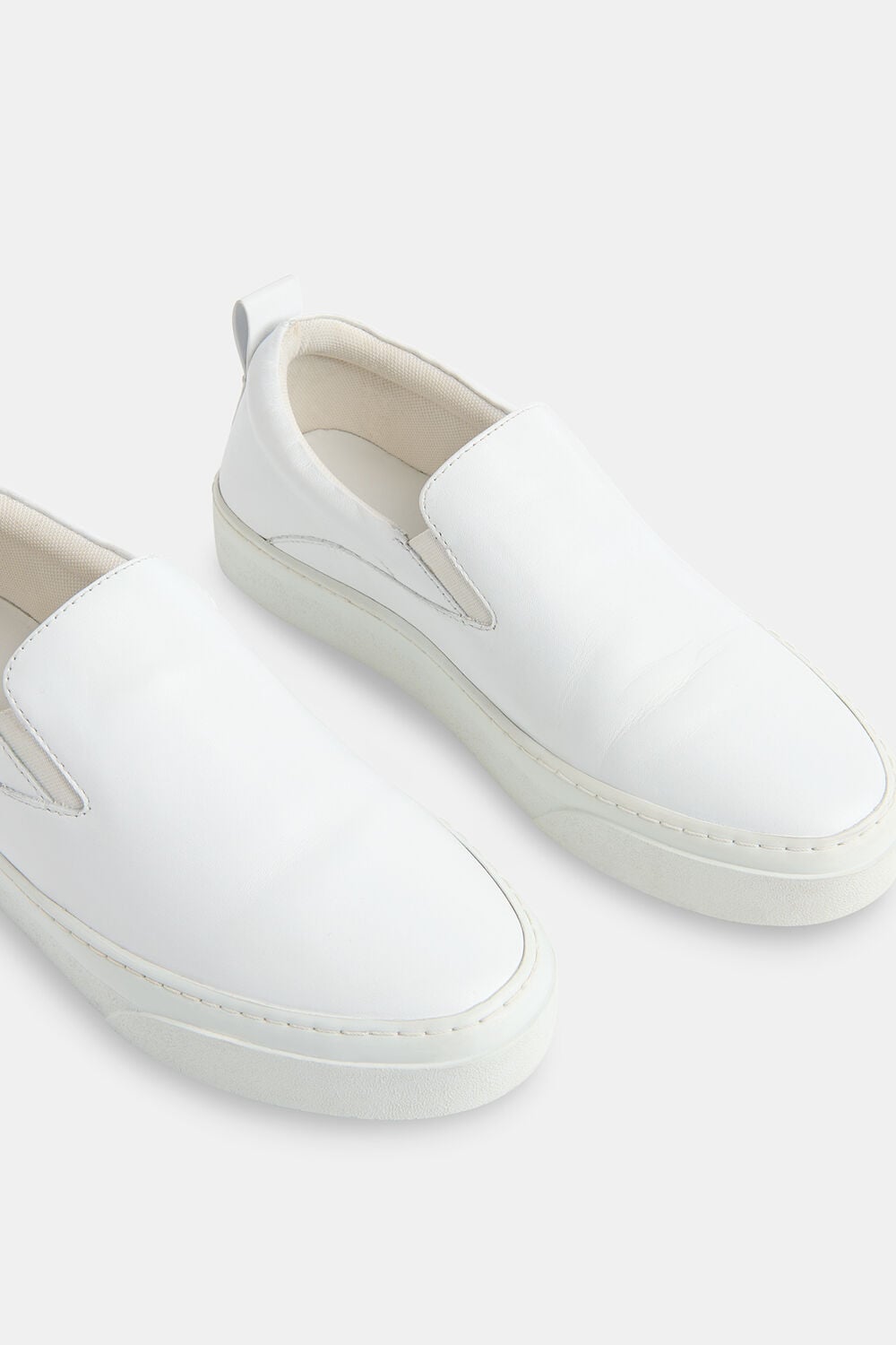 White Kinsley Slip On Trainer