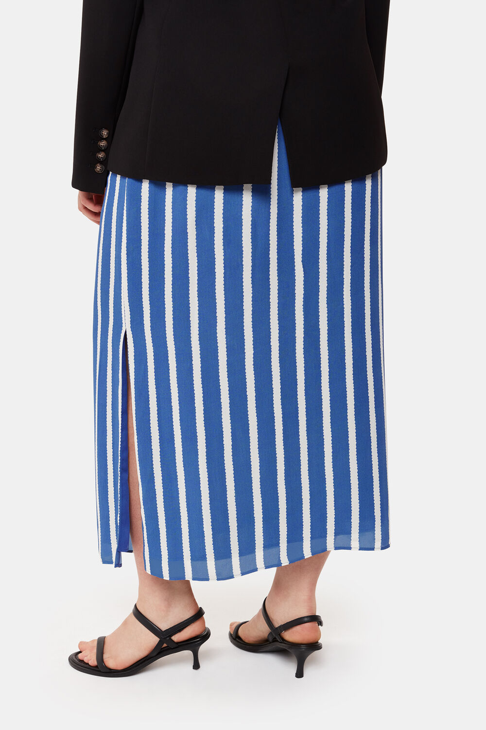 Eliza Stripe Printed Skirt