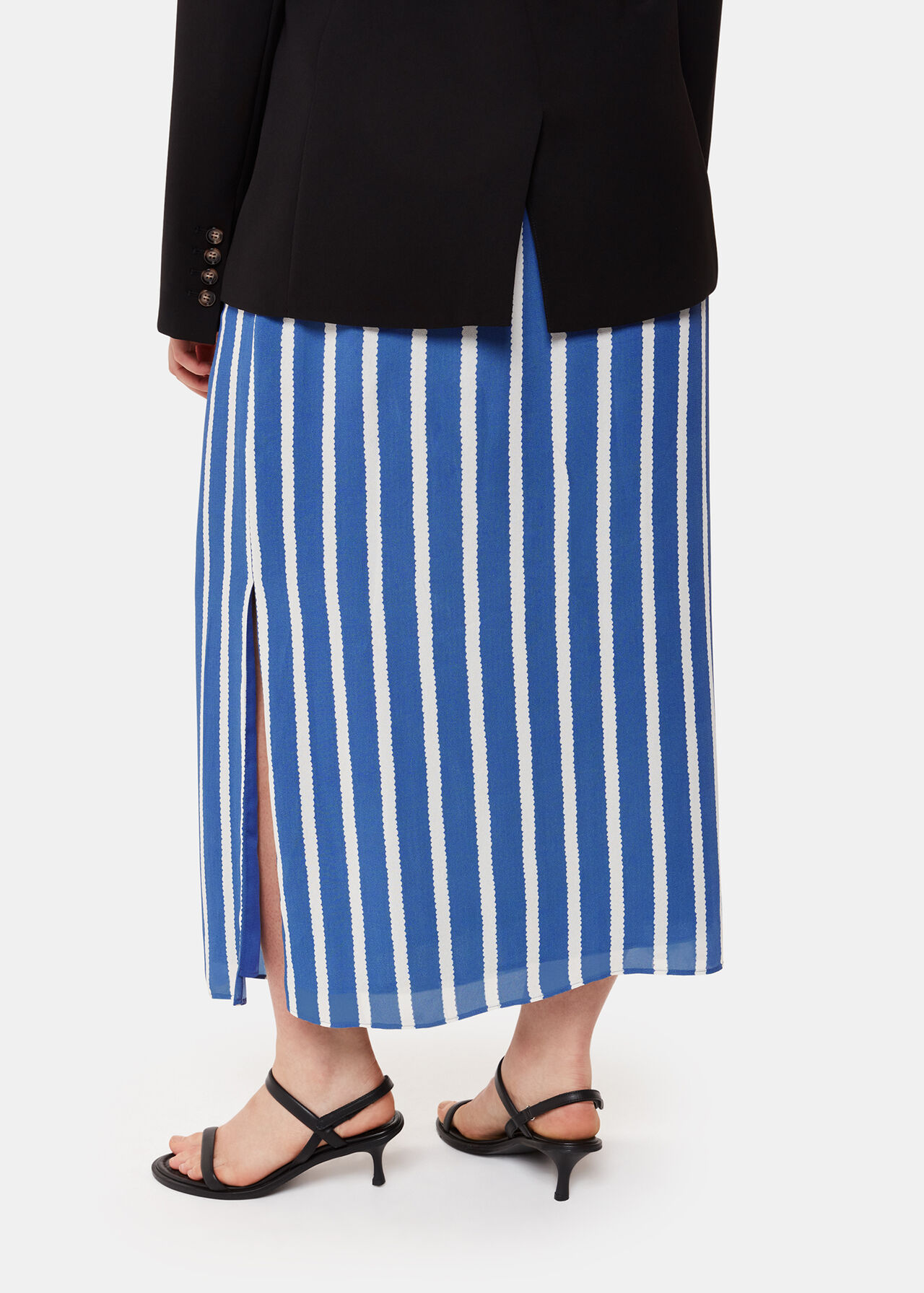 Eliza Stripe Printed Skirt