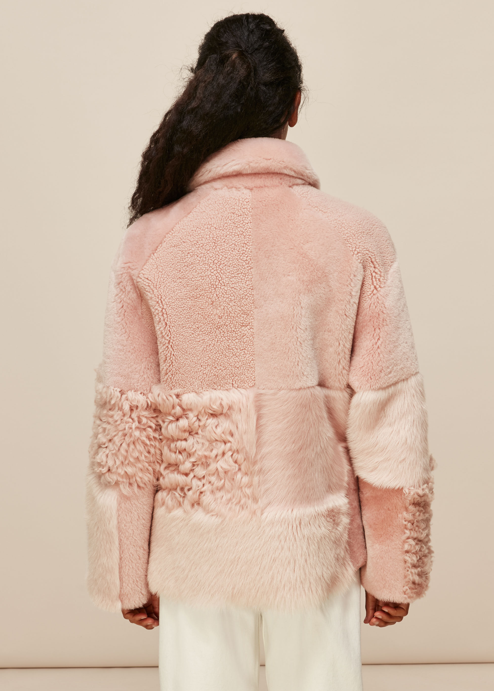 Whistles wide sleeve coat on sale pink
