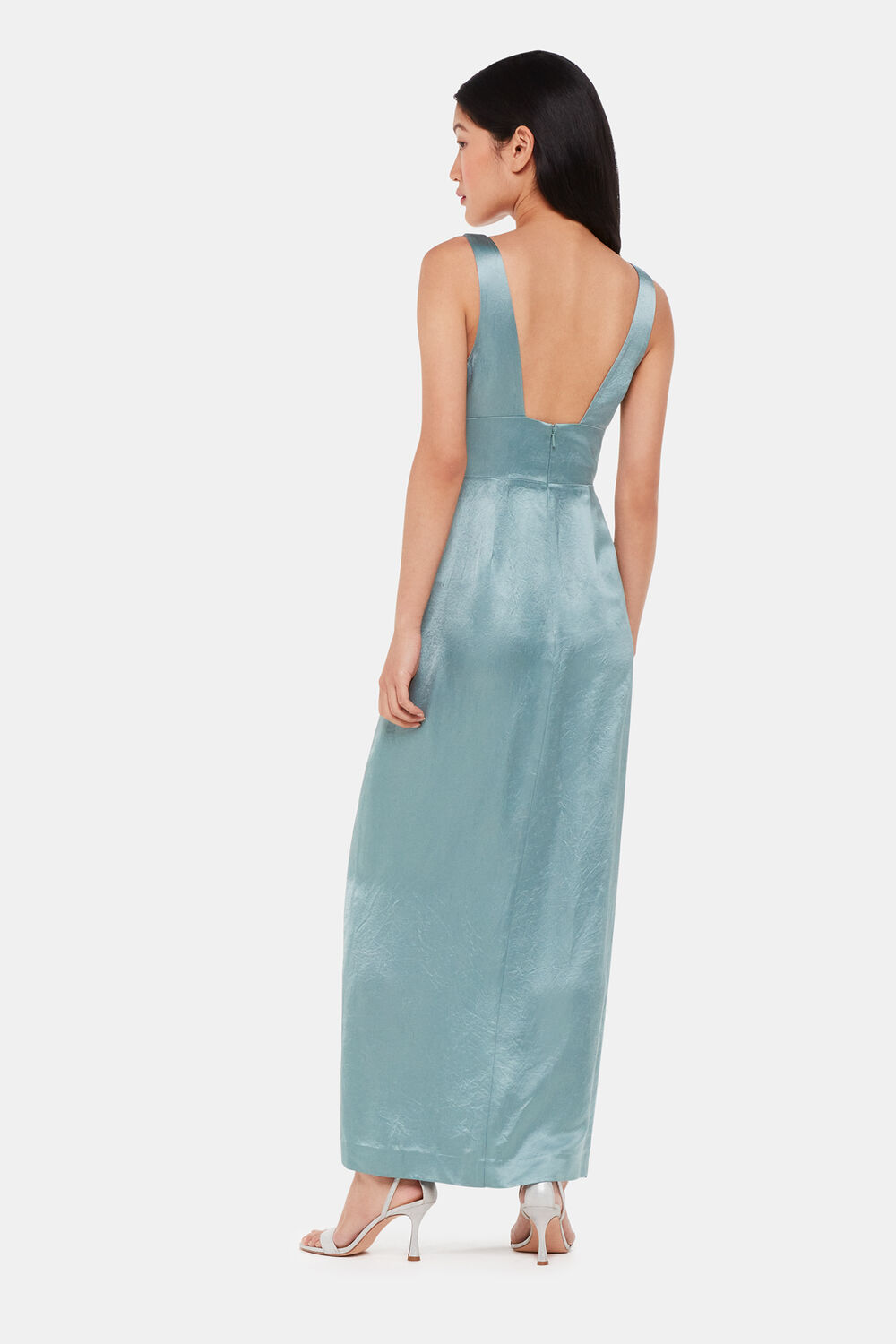 Charlotte Satin Maxi Dress