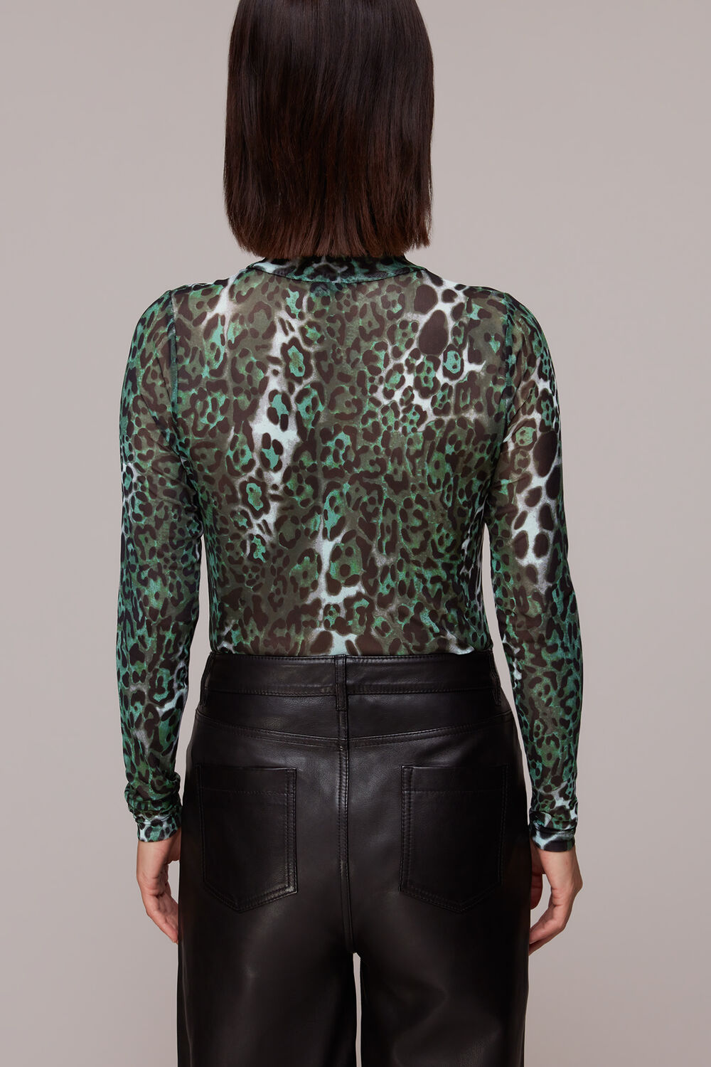 Night Cat Mesh Top