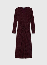 Ruched Bodice Lace Dress