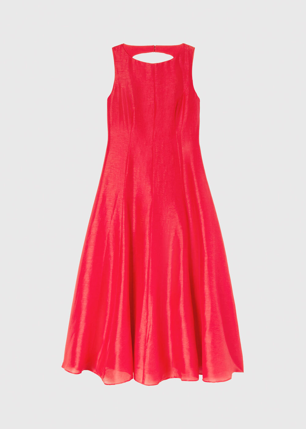 Open Back Silk Blend Dress