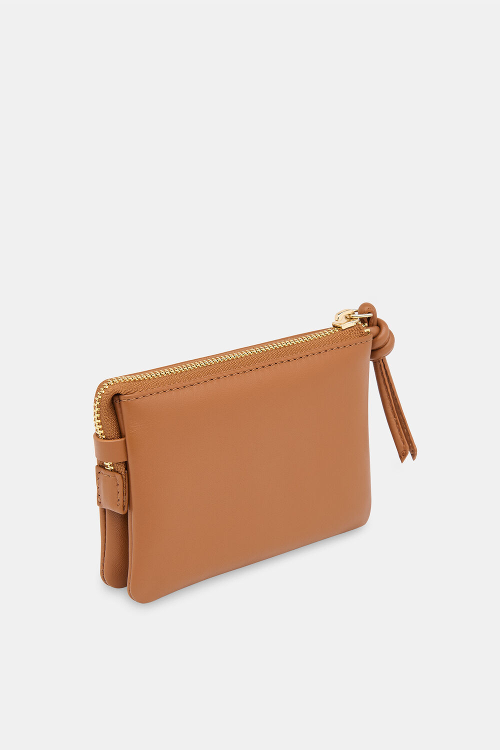 Knotted Zip Pull Purse