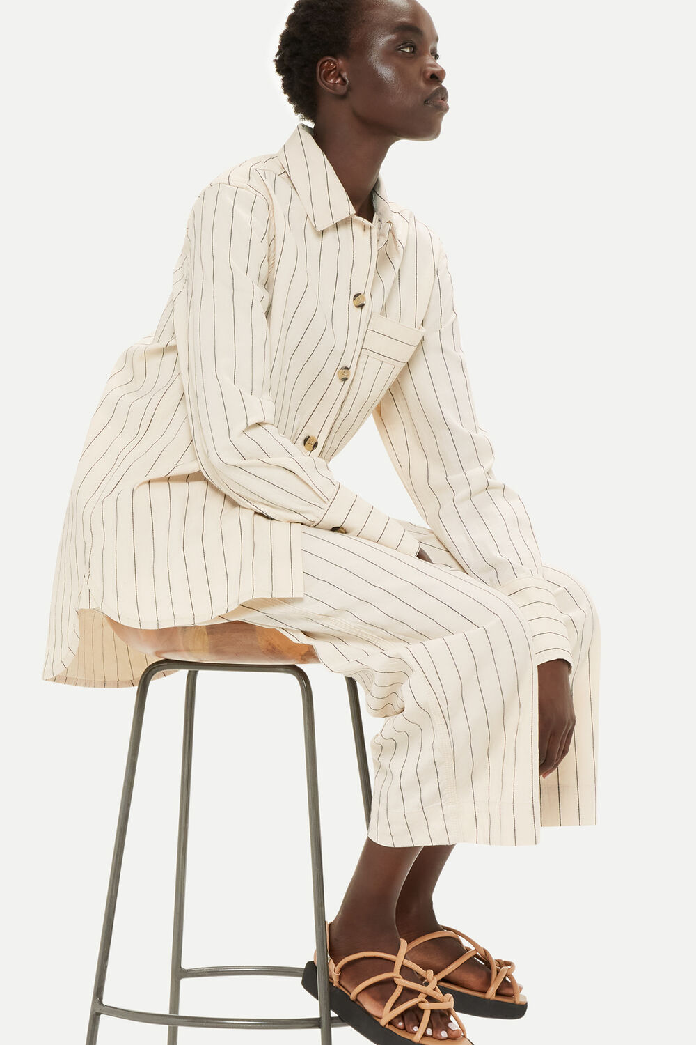 Multicolour Kwammie Striped Overshirt