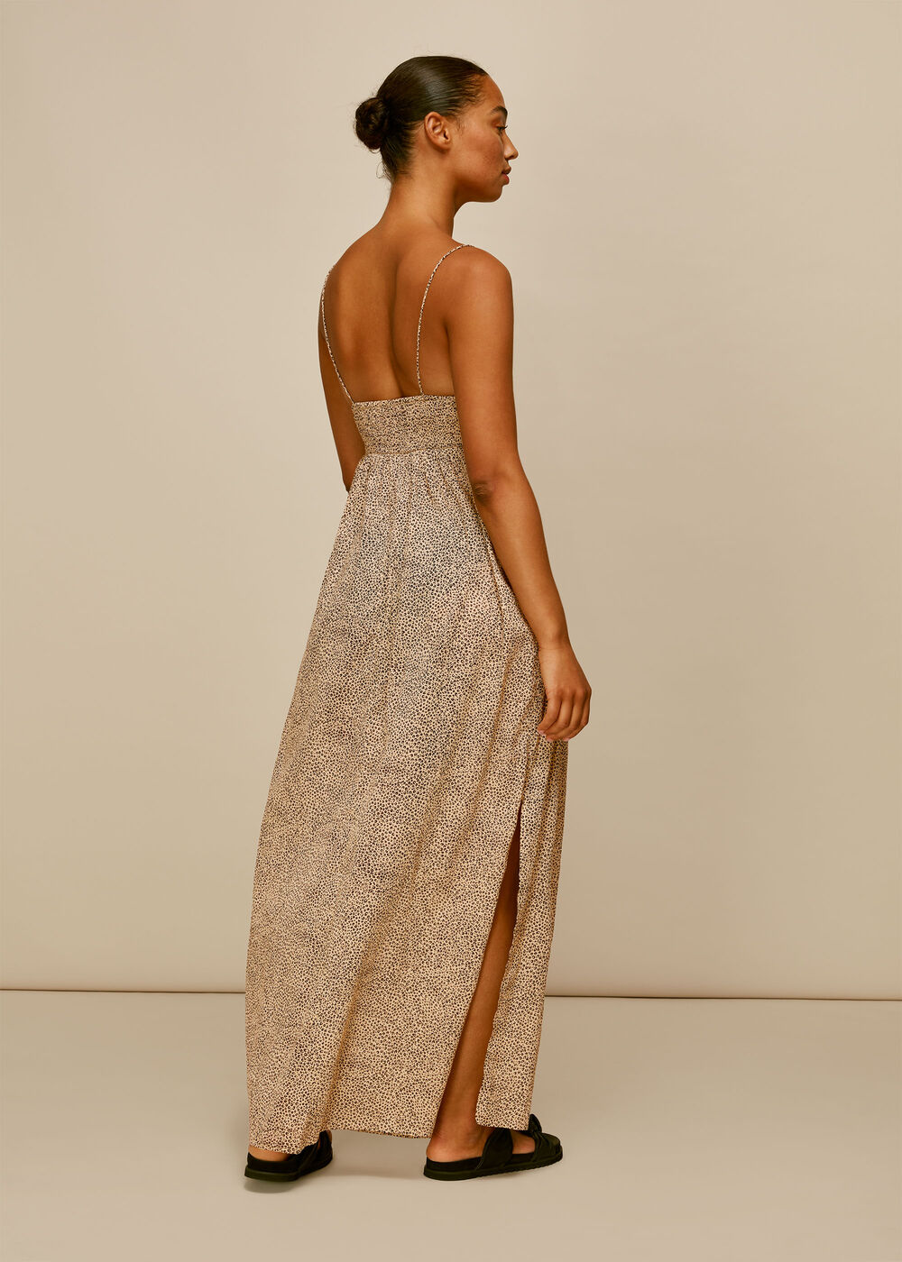 Mini Leopard Beach Maxi Dress Leopard Print