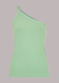 Ribbed One Shoulder Cami