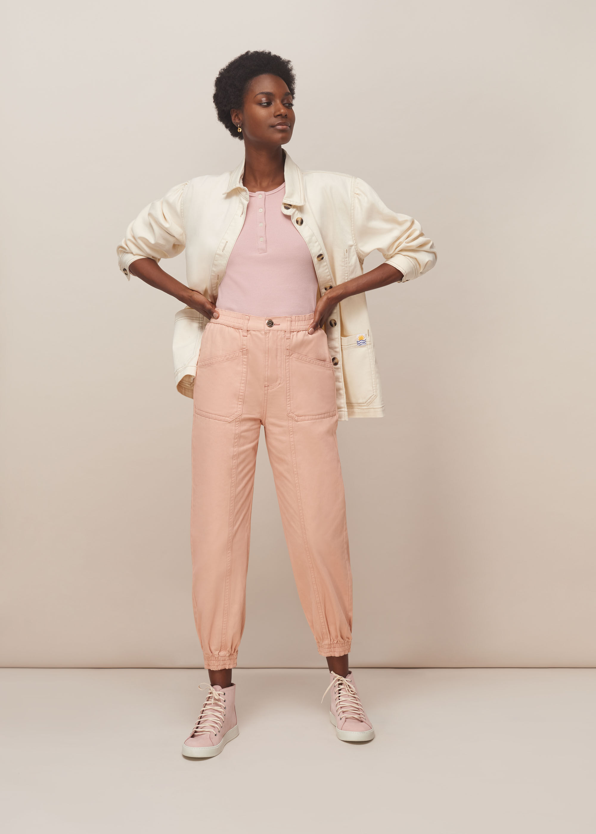 Buy Light Pink Trousers  Pants for Women by Vero Moda Online  Ajiocom