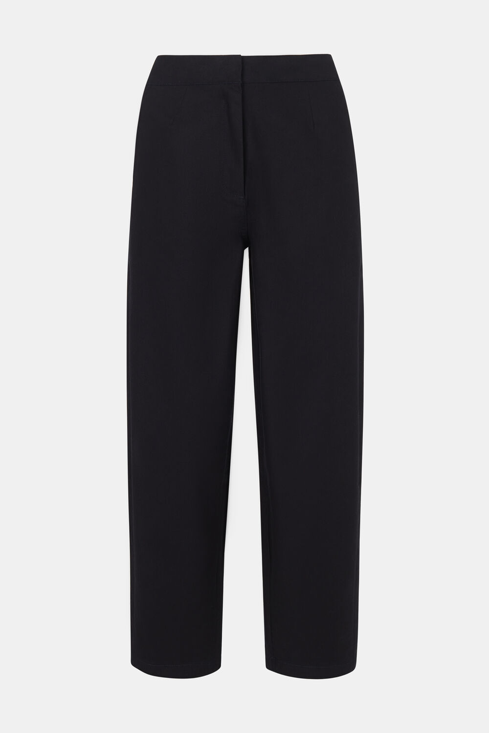Petite Carla Barrel Cotton Trouser