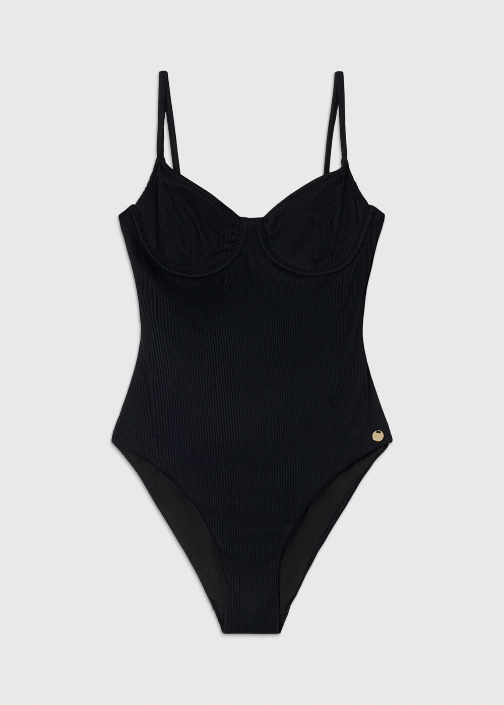 Ribbed Underwire Swimsuit