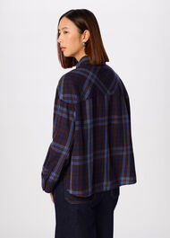 Checked Brushed Cotton Shirt