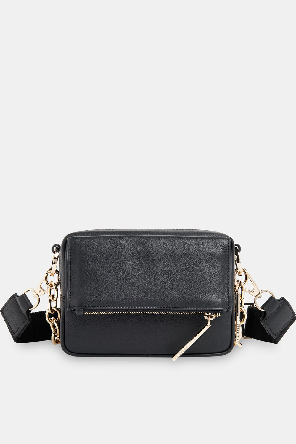 Black Bibi Chain Crossbody Bag