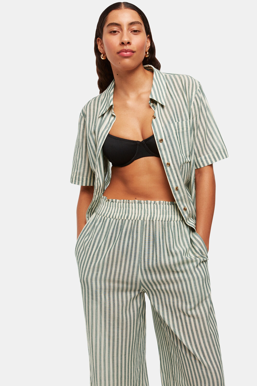 Stripe Beach Trouser