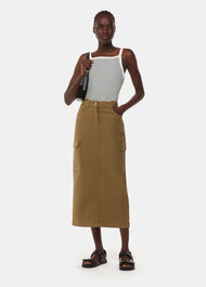 Straight Neck Stripe Vest