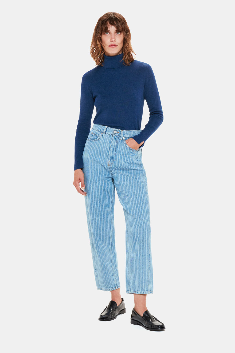 Maja Knitted Polo Neck Knit