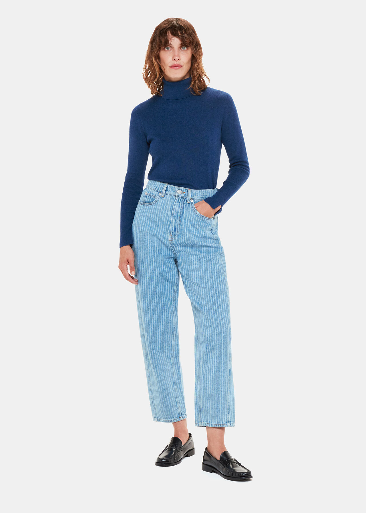 Maja Knitted Polo Neck Knit