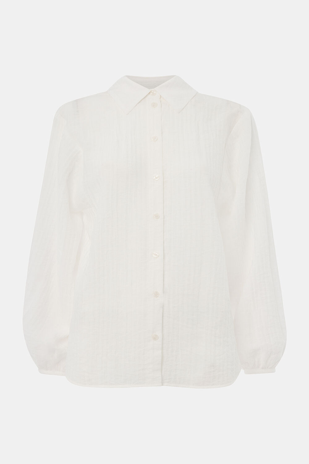 Textured Relaxed Viscose Shirt