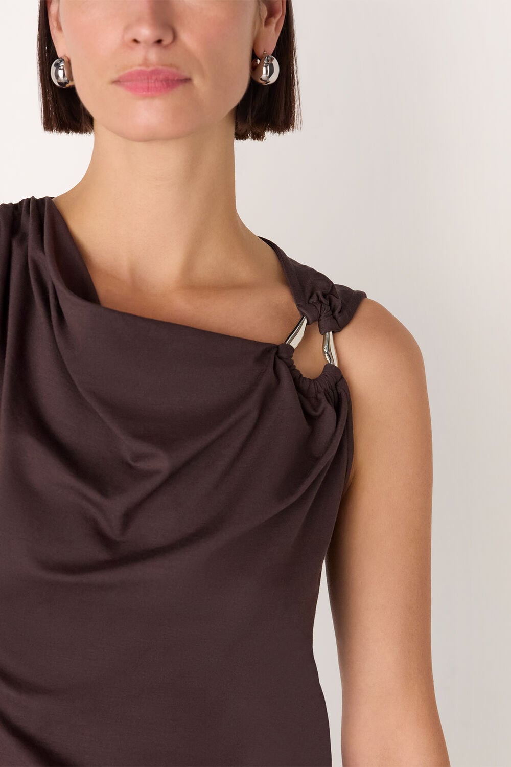 Ring Detail Sleeveless Top