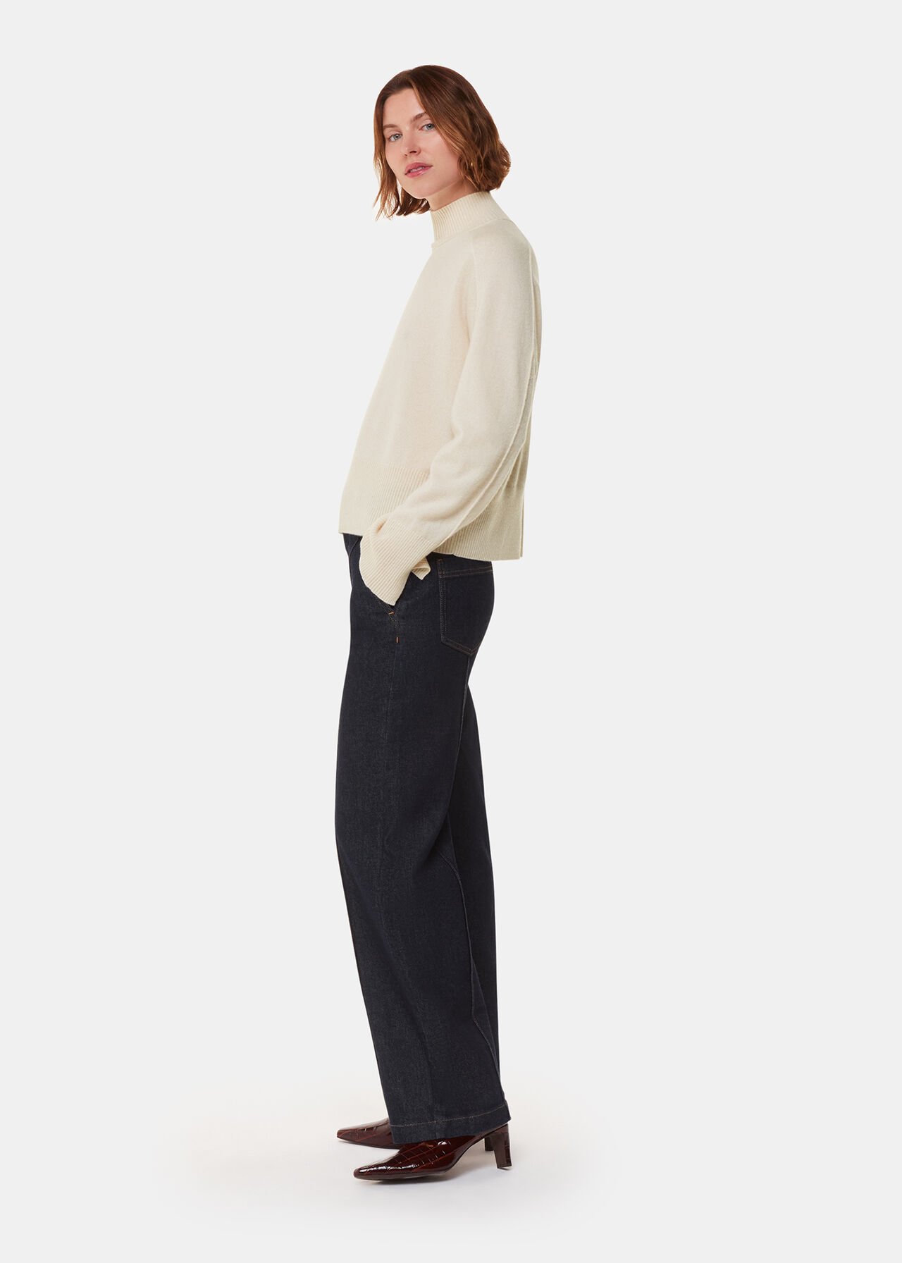 Cashmere Funnel Neck
