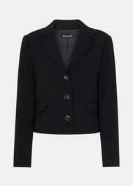 Tailored Short Crepe Blazer