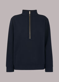 Zip Neck Sweatshirt