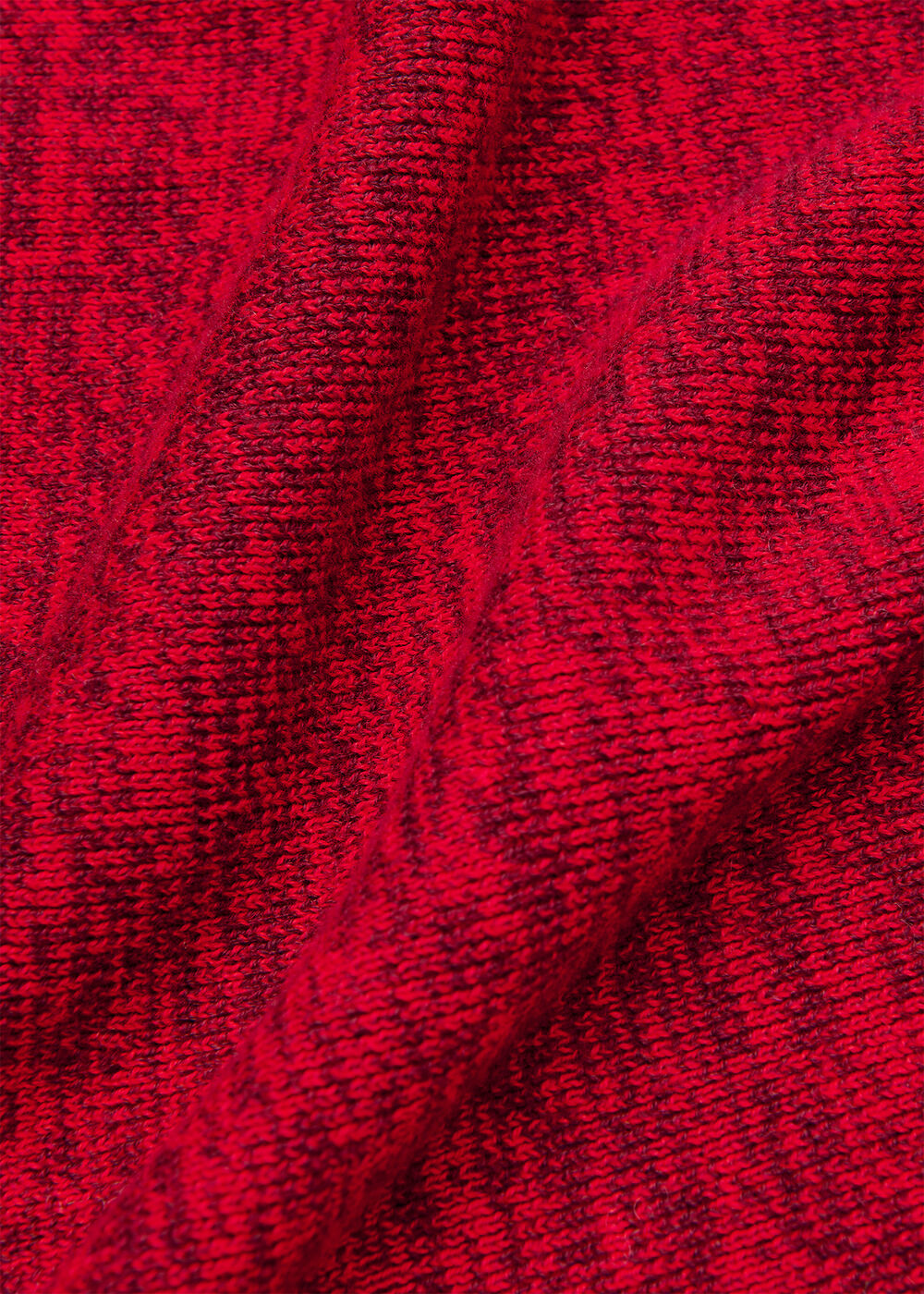 Melange Ribbed Midi Knit Dress