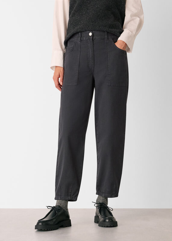 Black Tessa Casual Pants 
